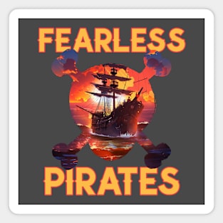 Pirate Ship Fearless Pirates Magnet